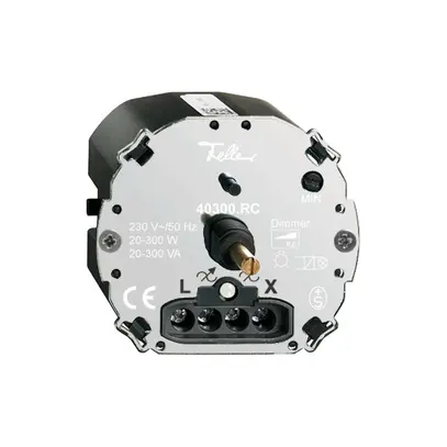 Inserto regolatore FH 20…300W illuminabile ritardo fase discendente 