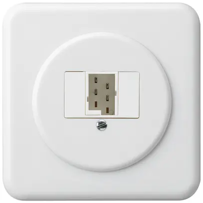 Boîte de raccordement ENC basico 1×TT83 blanc 