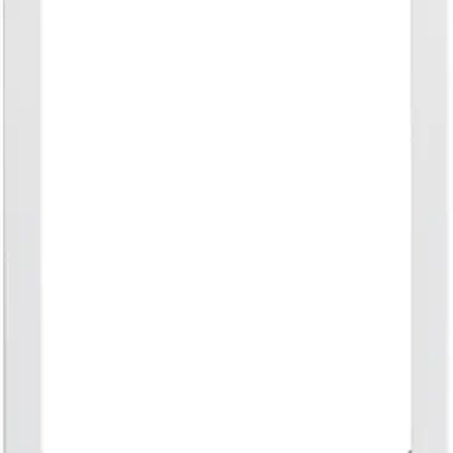 Cadre design vidéo Hager elcom.touch carré blanc 