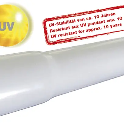 Tubo TIT PLICA M32 UV Rapid bianco 