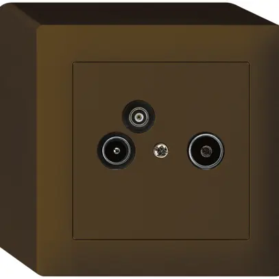 AP-Antennendose R/TV-Daten kallysto 2GHz 4dB braun 