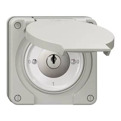 Interruttore rotativo NUP NEVO, 0/2L, con serratura&2 chiavi, KS, 0-1-0-1, grc 