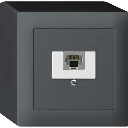 Scatola AP kallysto 1×RJ45s antracite 