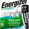 Accu NiMH Energizer Extreme HR6 1.2V, 2300mAh, 2pièces 