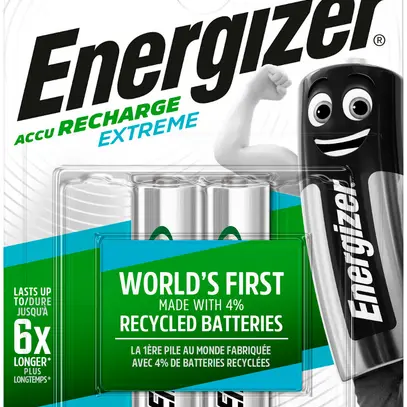 Accu NiMH Energizer Extreme HR6 1.2V, 2300mAh, 2pièces 