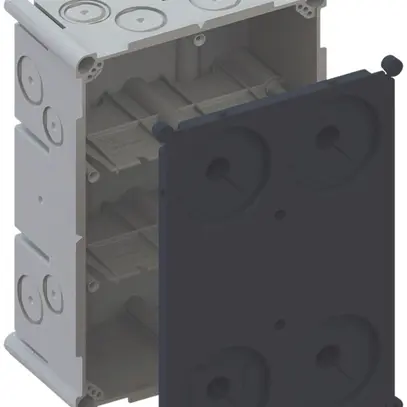 Scatola INC AGRO 3×2 650°C con coperchio di protezione, M20/25, grigio 