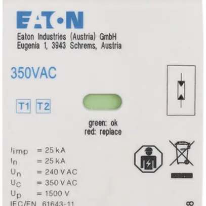 Modulo di protezione contro le sovratensioni Eaton, interno SPRT12 L 