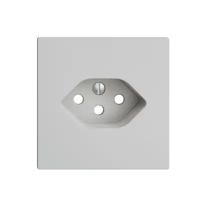 Placca frontale EDIZIOdue T13 grigio chiaro con shutter 