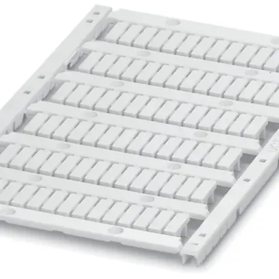 Carte de marquage UCT-TM 4 blanc pour bornes 3.6×10.5mm 