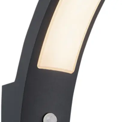 Applique LED Z-Licht Z-WandLED PIR 12W 800lm 3000K IP44 anthracite 