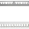 Panneau de distribution 19" Dätwyler KS 24x, 24-port Keystone vide blindé 1UH gr 