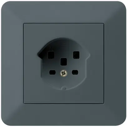 Prise ENC HA kallysto.trend type 25 avec bornes enfichables anthracite 