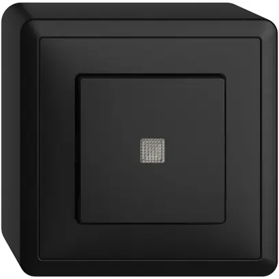 Contatto AP EDIZIOdue LED giallo ARK nero 