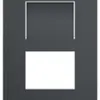 Telaio di copertura video ABB-Welcome, per 1/4 (4 moduli), Al antracite 