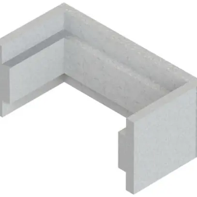 Scarico trazione Niedax, mantenimento di funzioni con larghezza utile 350mm 