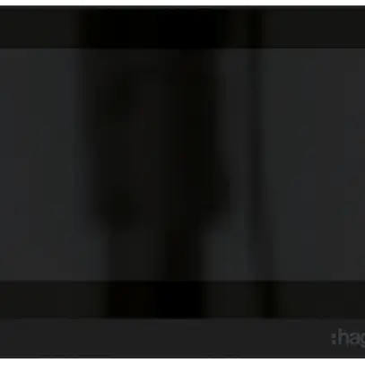 Postazione video interna Hager apriporta automatico nero 