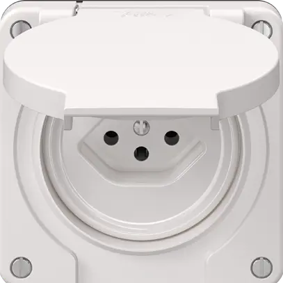 Prise FI NEVO N.CO, 30mA, type 13 bornes de raccordement pour prises supp. blanc 