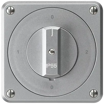 Interrupteur rotatif ENC robusto IP55 schéma 2/1P aluminium 