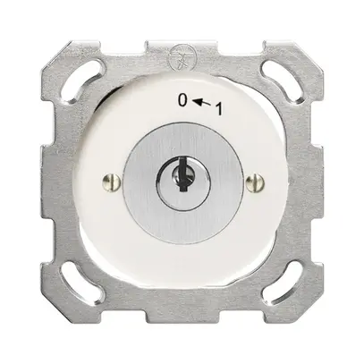 Contact pivotant ENC 0<-1/2P blanc, avec serrure de sûreté 