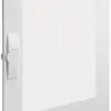 Porte droite Hager univers 519×619×12mm à regard IP31 blanc pour FW42U/FW43U.. 