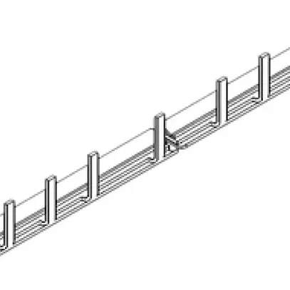 Peigne de raccordement 1L 60 contacts ABB PS 1/60/6-KNX 