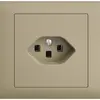 Prise INC EDIZIOdue T23 16A sand, avec bornes enf. 