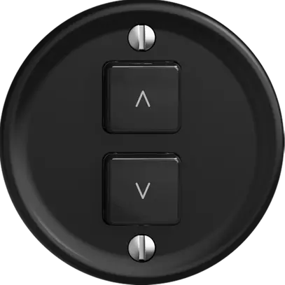 Station secondaire 1K/2T pour interrupteur stores Sdue Wiser noir 