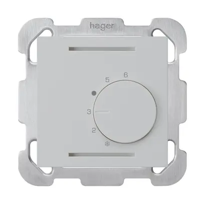 Thermostate d'ambiance ENC kallysto grc sans interrupteur plaque fixation 