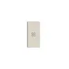 Poussoir 1/2 ENC horiz. Edue Wiser symbole ventilateur crema 