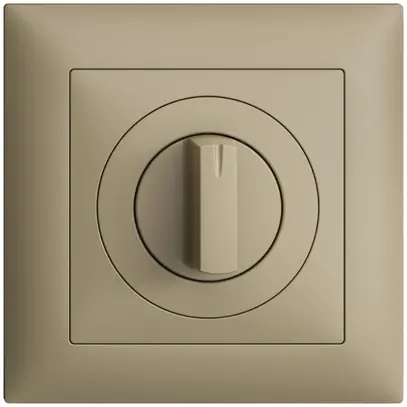 Kit frontal ENC EDIZIOdue sand 88×88mm pour interrupteur rotatif 