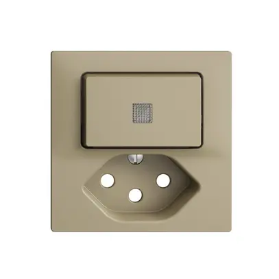 Kit frontale EDIZIOdue sand 60×60mm T13 con lente 