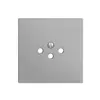 Frontplatte EDIZIOdue T12 silver für Steckdose 