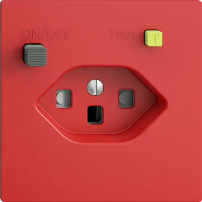 Presa INC EDIZIOdue T23 FI 30mA F, shutter berry 