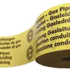 Ruban d'avertissement (Conduite de gaz) 250m jaune 