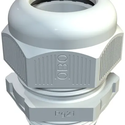 Pressacavo Bettermann PA PG9 3…8mm grigio argento 