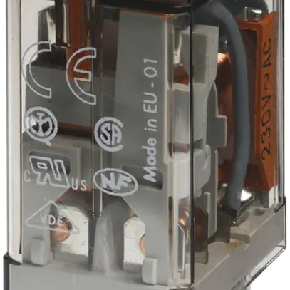 Relè di potenza innestabile Finder 56, 2C 12A/110VAC AgNi 