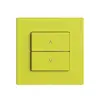 Kit copertura per interruttore tapparelle 1c/2t Edue Wiser lemon 