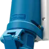 Presa murale AP CEE 16A 3P 6h 230V blu TwinContact Mennekes 