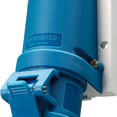 Prise murale AP CEE 16A 3P 6h 230V bleu TwinContact Mennekes 