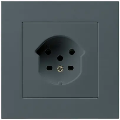 Presa INC HA kallysto.pro tipo 15 con morsetti a innesto antracite 