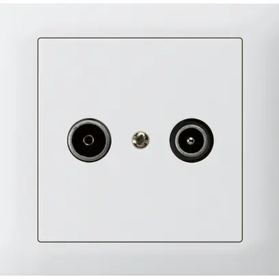 Presa di passaggio INS kallysto TV-R 14dB bianco 