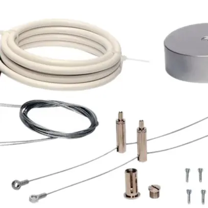 Pendelabhängung ZCS260 SME-3-SI für TCS260, mit Netzleitung 3-polig, silber 