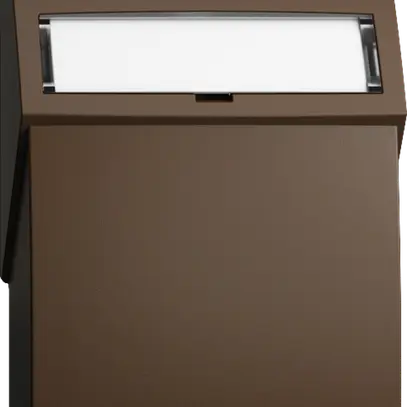 Kit de montage EDIZIOdue, avec capot de sortie droite, pour 2×RJ45, coffee 