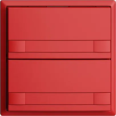 Poussoir ENC KNX 2× EDIZIOdue colore berry RGB sans LED avec insert papier 