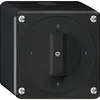 Interruttore rotativo AP robusto IP55 schema 0/2P nero 