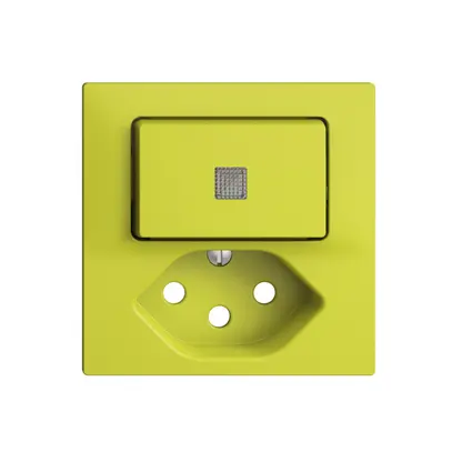 Kit frontal EDIZIOdue lemon 60×60mm T13, lentille, 