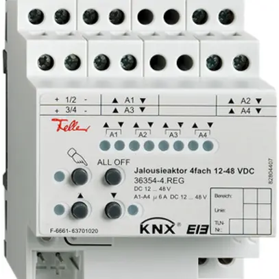 Attuatore di persiana AMD FH 4-volte, 24VDC, 36354-4.REG 