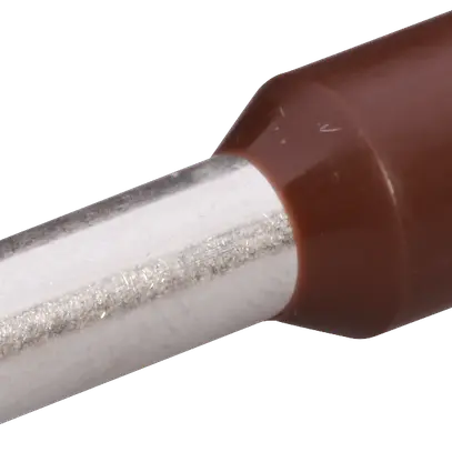 Embout de câble Mischke IE 10mm²/12mm Cu-étamé isolé brun 