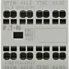 Contact auxiliaire Eaton, 4P, Ith=16A, 1F, 1O, fixation frontale, bornes Push-in 