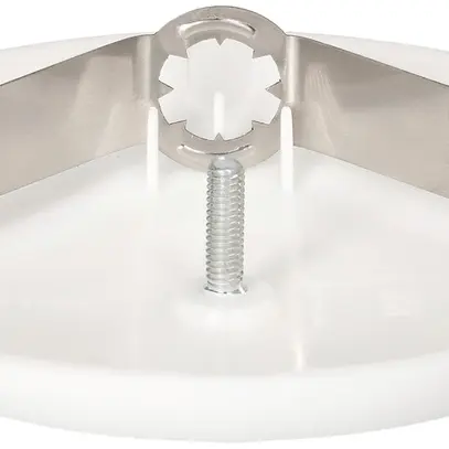 Rosace de plafond MH clips à ressort Ø95×13mm blanc 